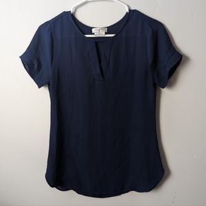Dark Blue Blouse